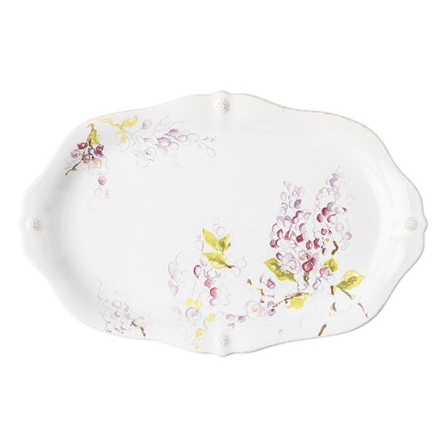 Berry & Thread Floral Sketch Wisteria 15" Platter