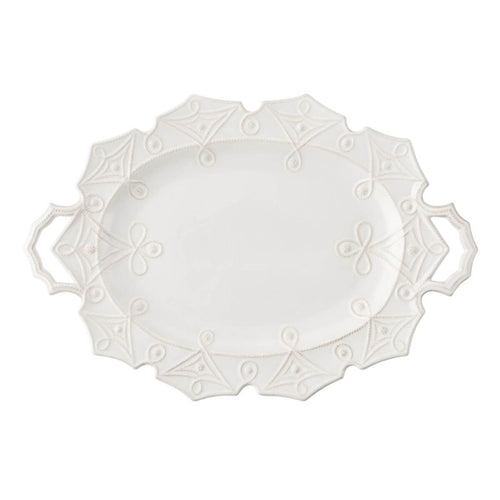 Jardins du Monde Whitewash Turkey Platter