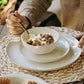 Juliska-Puro Coupe Dinner Plate - Whitewash (Set of 4)-7275133042855-lifestyle-3