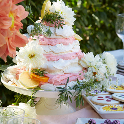 Berry & Thread Whitewash 14" Cake Stand