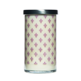 Lavender Screen Print Candle