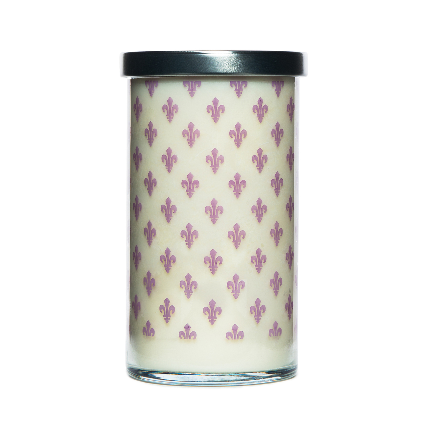 Lavender Screen Print Candle