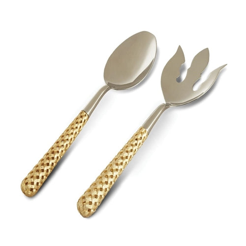 Gold Braid Serving Set