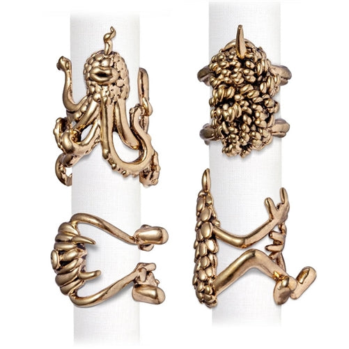 Haas Monster Ball Napkin Rings - Set of 4