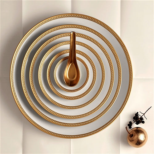 L'Objet Gold Soie Tressee Dinnerware Collection