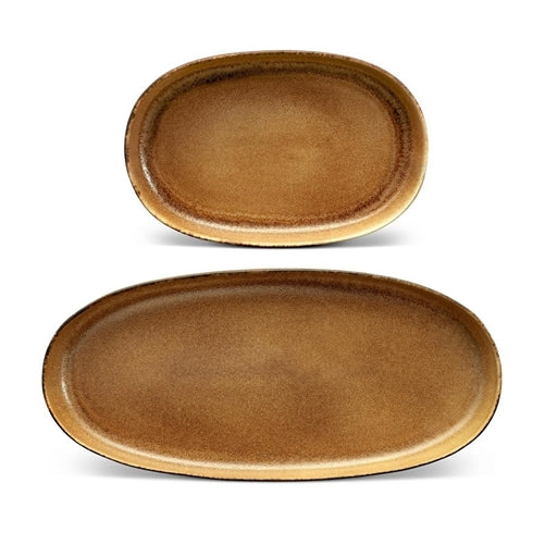 Terra Oval Platter - Leather