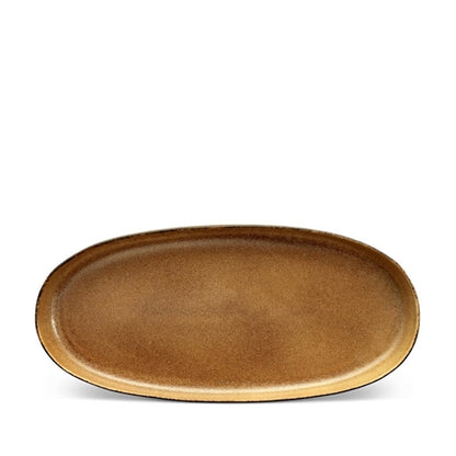 Terra Oval Platter - Leather