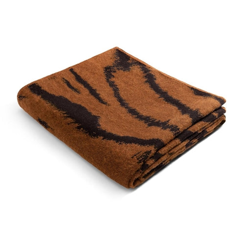 Tiger Jacquard Throw