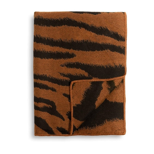 Tiger Jacquard Throw