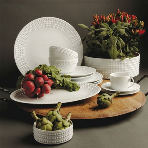 White Perlee Dinnerware Collection