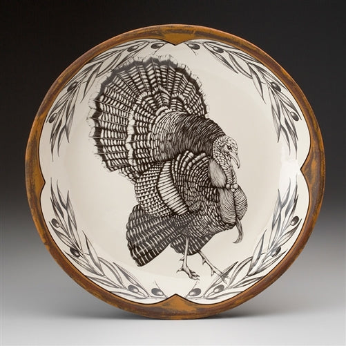 Small Turkey Round Platter