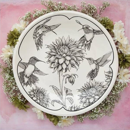 Hummingbird Large Round Platter