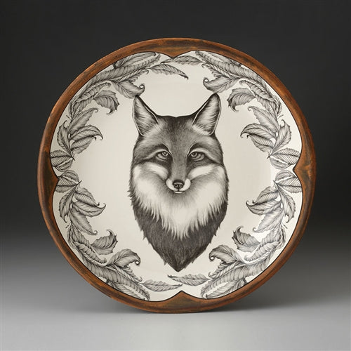 Fox Portrait Round Platter