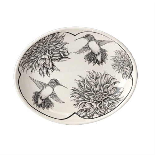 Small Serving Dish - Hummingbird