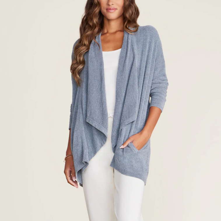 CozyChic Ultra Lite Shawl Pointelle Cardi