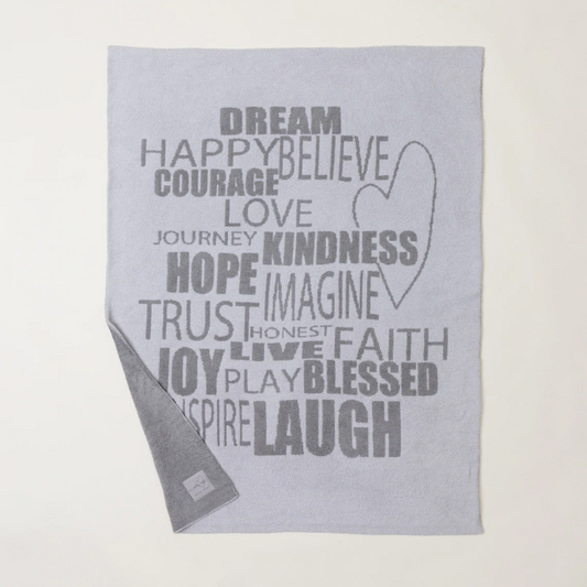 CozyChic Words of Inspiration Blanket