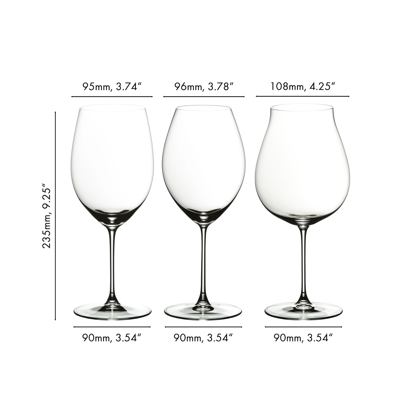 Veritas Red Wine Tasting Set (Set of 3)