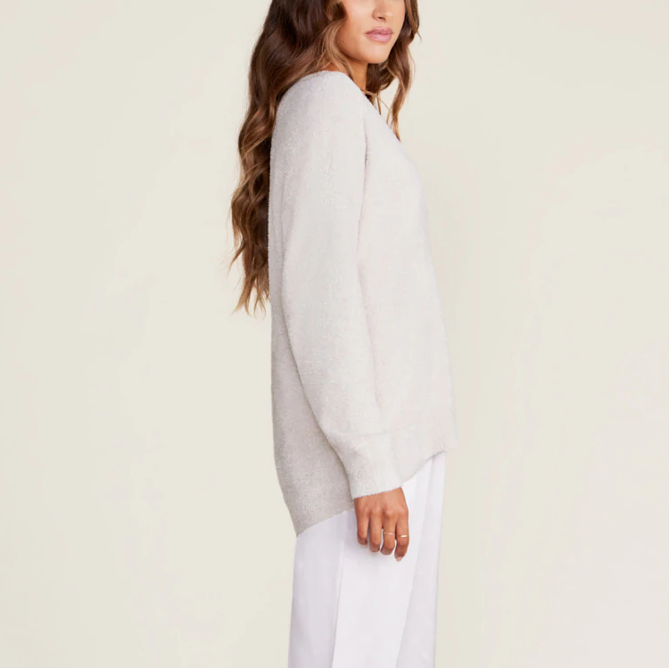 CozyChic Lite V-Neck Seamed Pullover