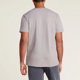 Malibu Collection Men's Slub Cut Neck T-Shirt