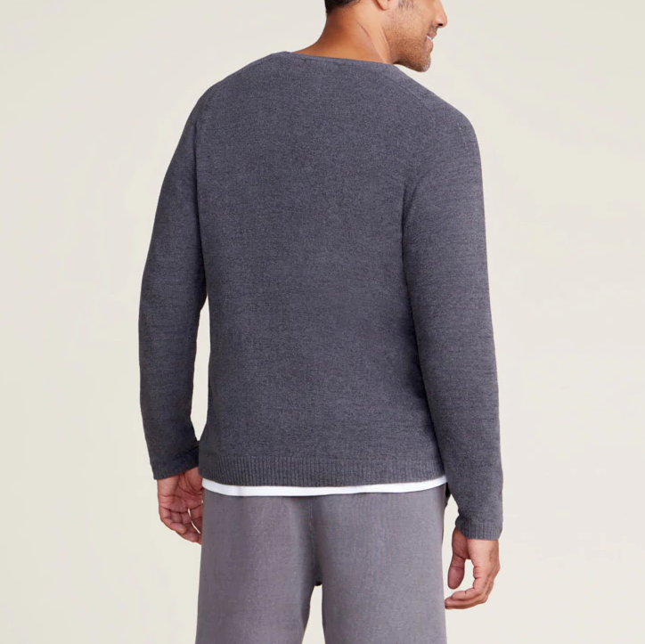 CozyChic Ultra Lite Men’s Raglan Pointelle Pullover