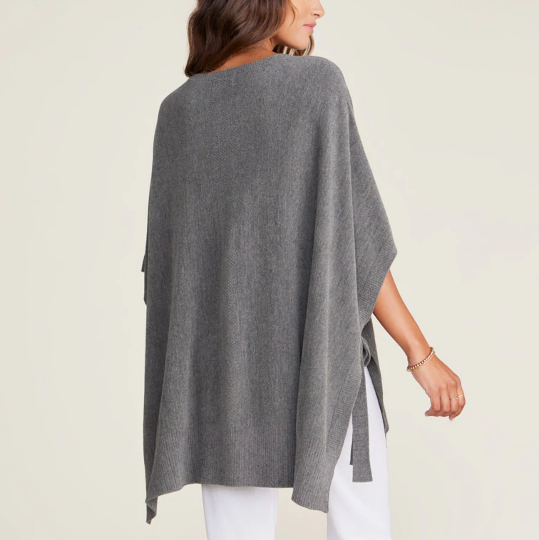 CozyChic Ultra Lite Hi/Low Poncho with Side Tie