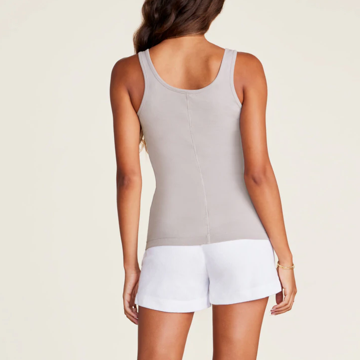 Malibu Collection Organic Rib Scoop Neck Tank