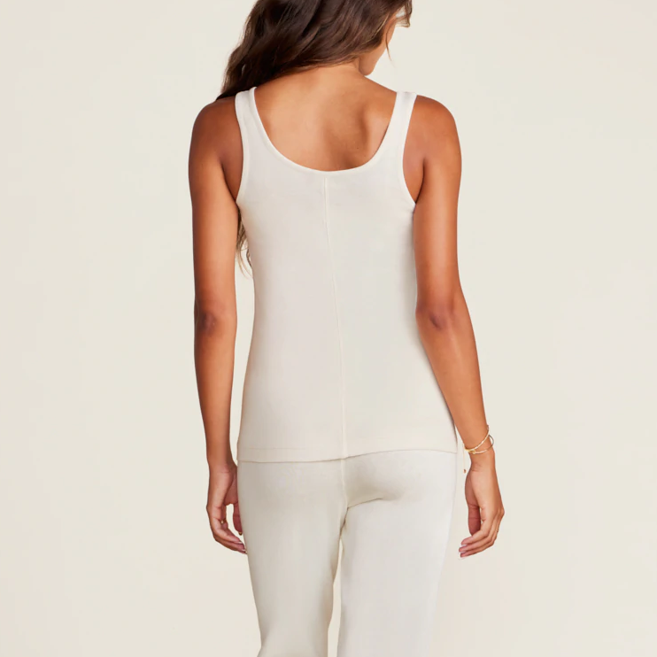 Malibu Collection Organic Rib Scoop Neck Tank