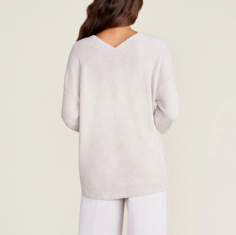 CozyChic Lite V-Neck Seamed Pullover