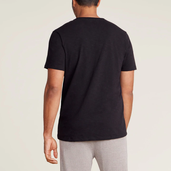 Malibu Collection Men's Slub Cut Neck T-Shirt