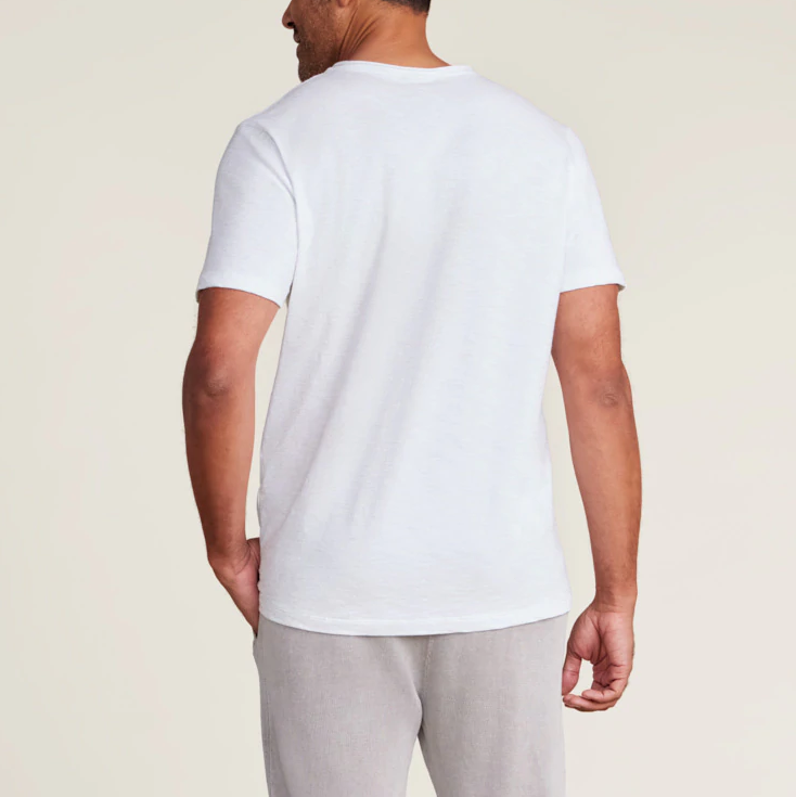 Malibu Collection Men's Slub Cut Neck T-Shirt