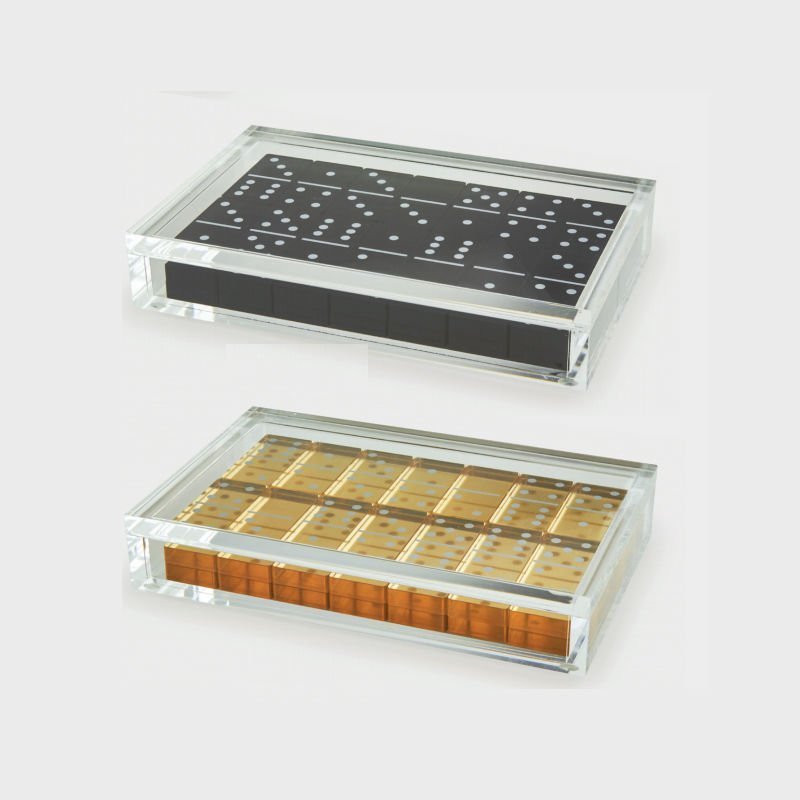 Lucite Domino Set