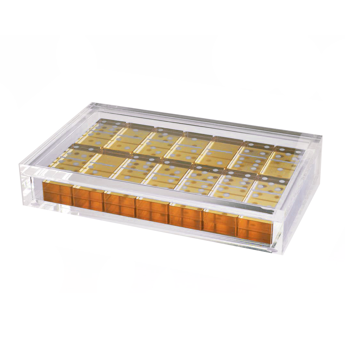 Lucite Domino Set