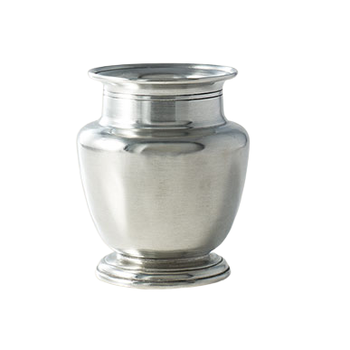 Pewter Petite Rimmed Vase