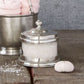 Pewter Glass Canister - XS