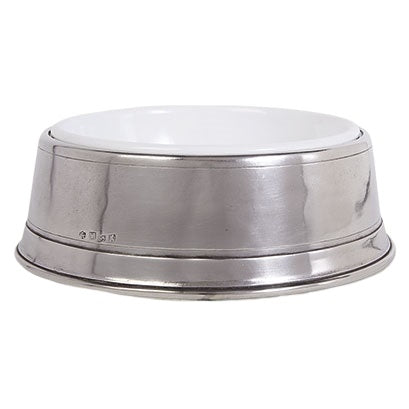 Pewter Pet Bowl