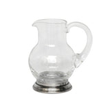 Pewter Glass Pitcher