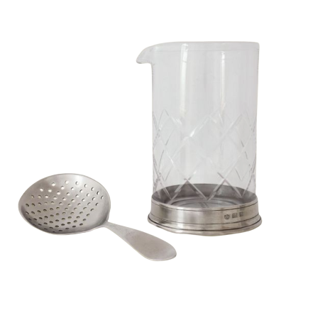 Pewter Cocktail Strainer