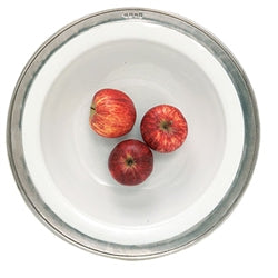 Pewter Convivio Round Serving Bowl