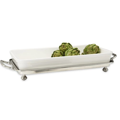 Pewter Convivio Baking Tray with Handles