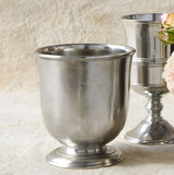 Pewter Low Footed Goblet
