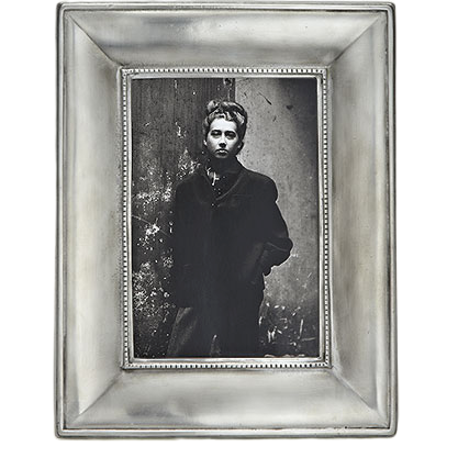 Pewter Medium Como Rectangle Frame