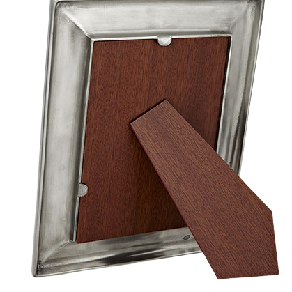 Pewter Medium Como Rectangle Frame