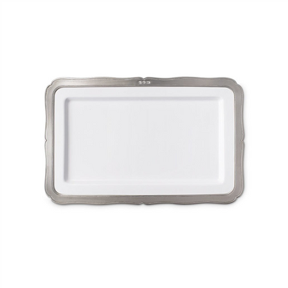 Pewter Viviana Rectangular Platter - Medium