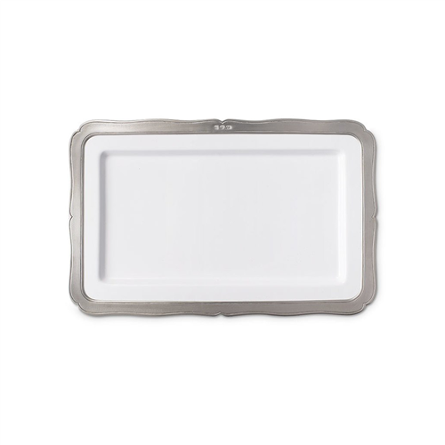 Pewter Viviana Rectangular Platter - Medium