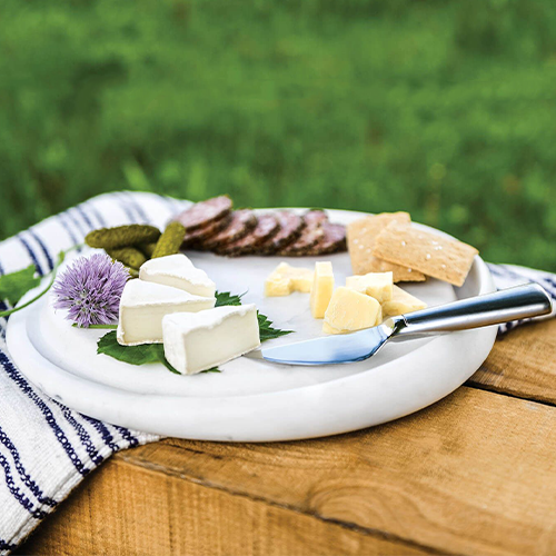 White Marble Cheese Board