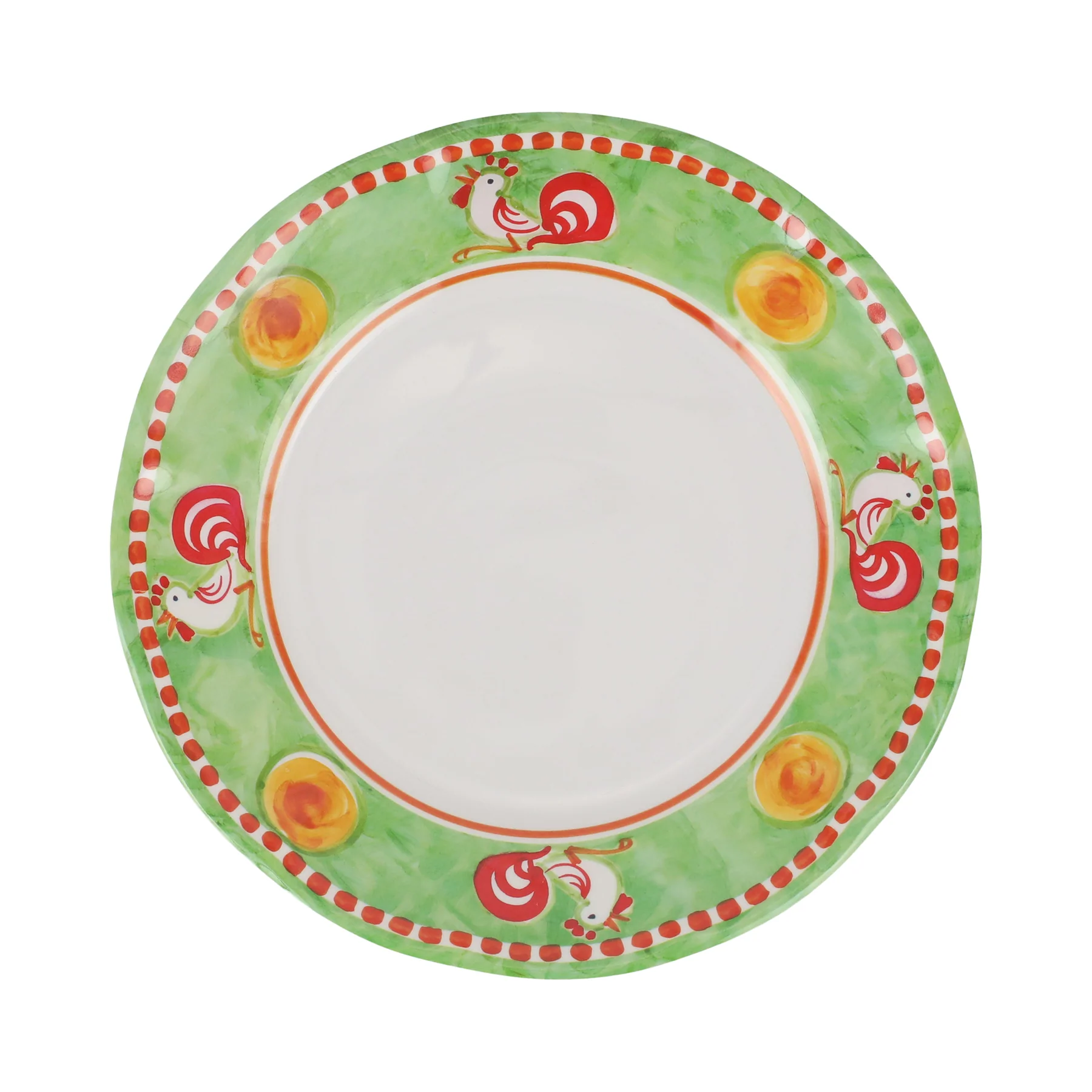 Melamine Campagna Gallina Dinner Plate - Set of 4