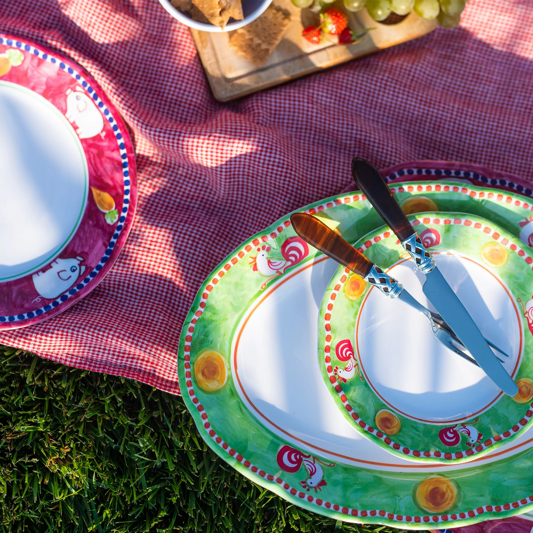 Melamine Campagna Gallina Salad Plate