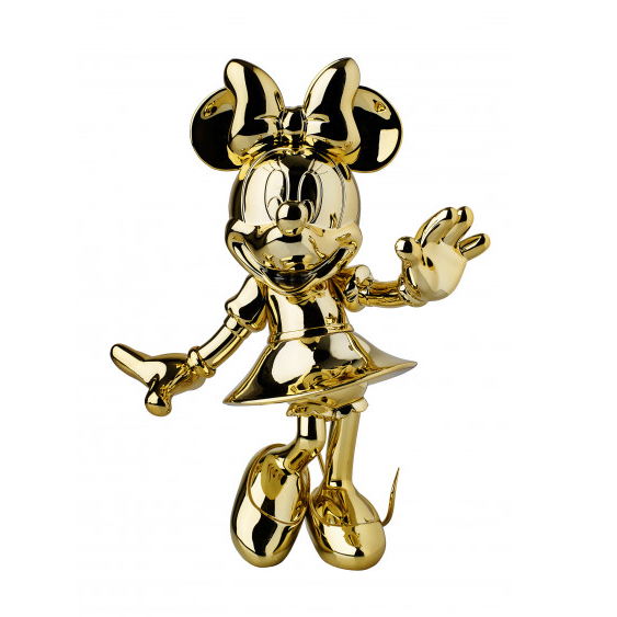 Minnie Welcome Chromed Gold