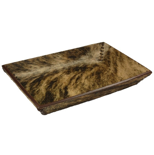 Campo Mini Rectangular tray with Cow Hair