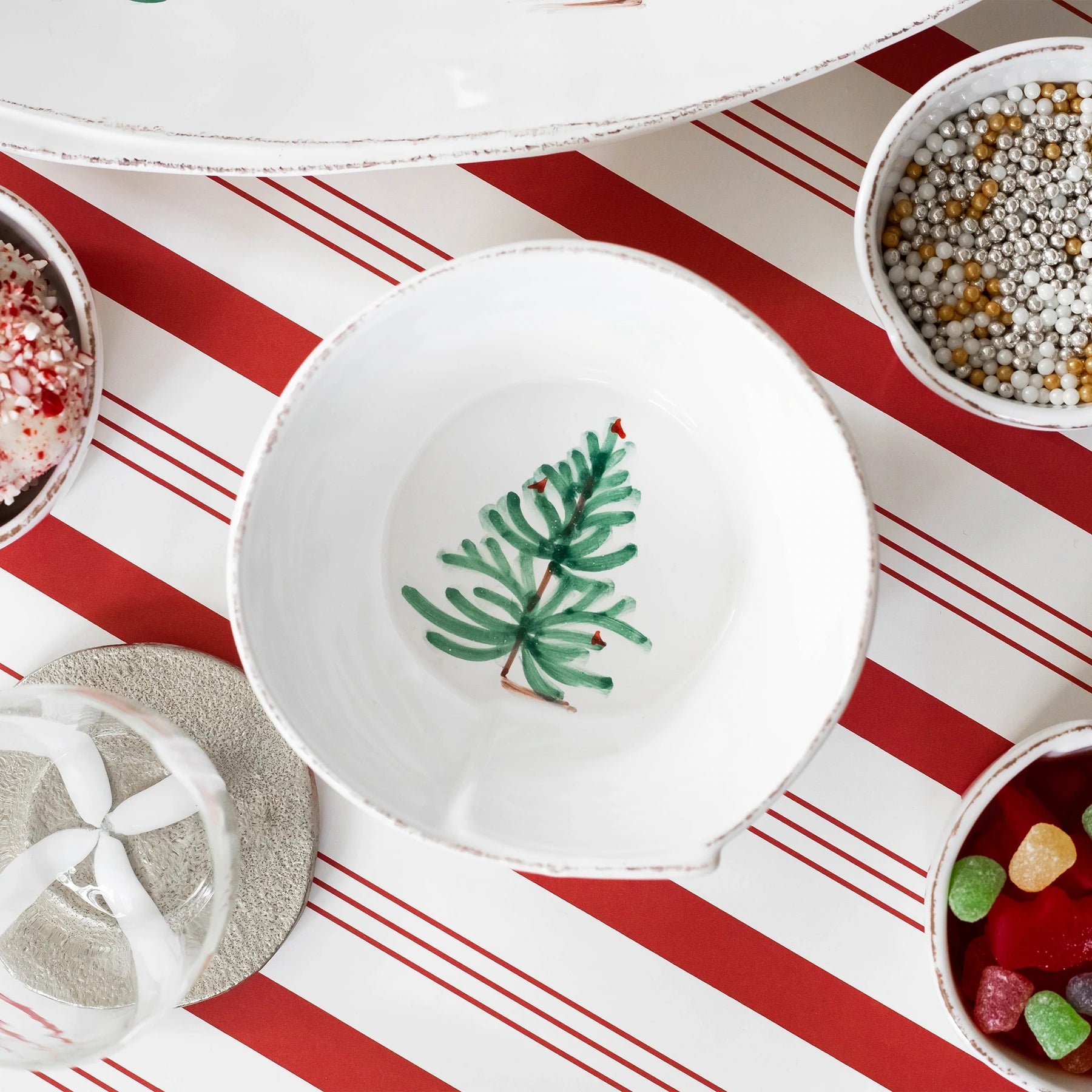 Melamine Lastra Holiday Stacking Cereal Bowl - Set of 2